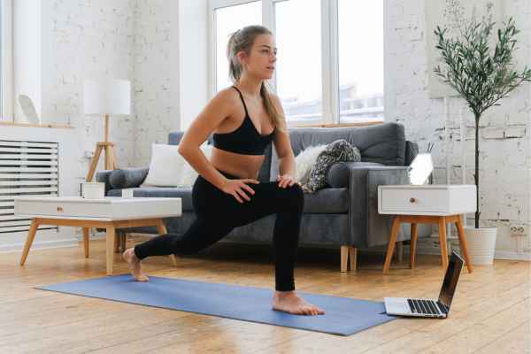 Woman exercising confidently after femiwand treatment Thames Ditton